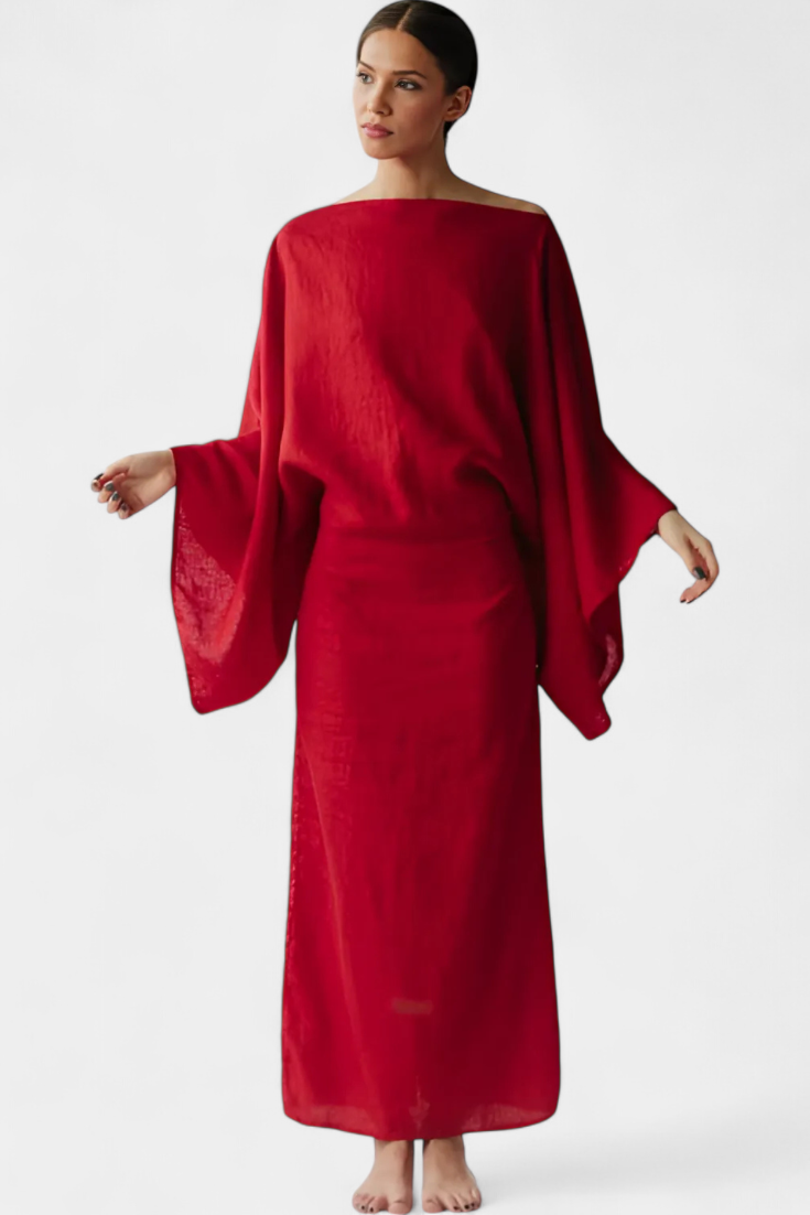 Amelisse – Kimono Dress in Timeless Elegance